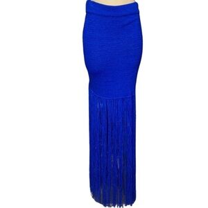 SWING & SWAY FRINGED SLIM FIT SKIRT SIZE LARGE